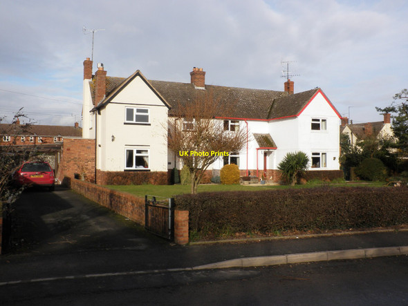 Photo 6"x4" Semi-detached houses, Burton Wood, Weobley Weobley c2010
