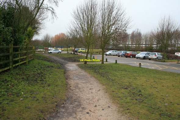 Photo 6"x4" Car park Manor Park\/SK5733 c2010