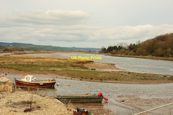 Photo 6"x4" Seaton: River Axe Estuary Seaton\/SY2490 c2007