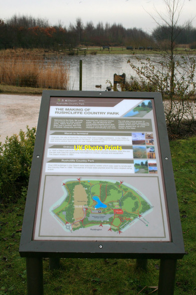 Photo 6"x4" Information Board, Rushcliffe Country Park Manor Park\/SK5733 c2010