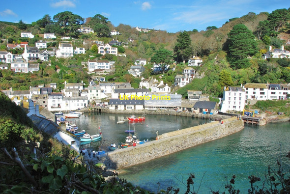 Photo 6"x4" Polperro: Harbour Brent c2009