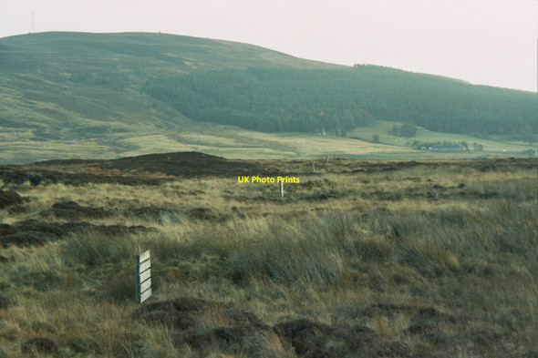 Photo 6"x4" Shooting butts near Auchnagallin Huntley's Cave c2003