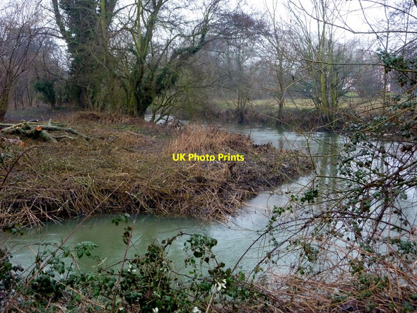 Photo 6"x4" River Gipping near Alder Carr Creeting St Mary c2010