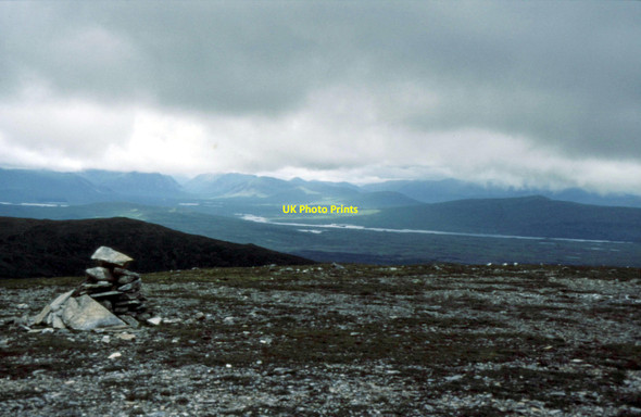 Photo 6"x4" Summit cairn on Meall Buidhe Meall Buidhe\/NN4949 c1986