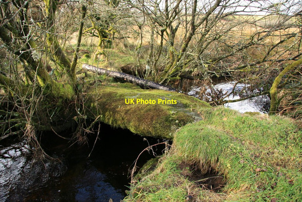 Photo 6"x4" Footbridge near Pizwell Bellever c2010