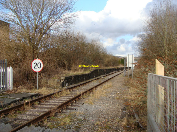 Photo 6"x4" Derelict platform of the old GWR railway station, Ammanford Ammanford\/Rhydaman c2010