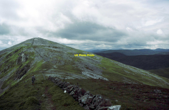Photo 6"x4" Approaching Creag Leacach from the north Creag Leacach c1986