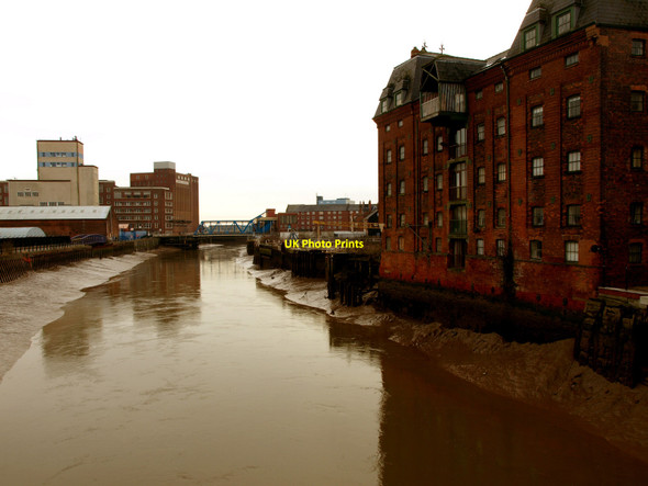 Photo 6"x4" The River Hull from North Bridge Kingston upon Hull c2010