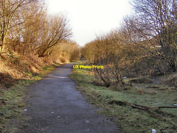 Photo 6"x4" Disused railway at Bradley Fold Little Lever c2010