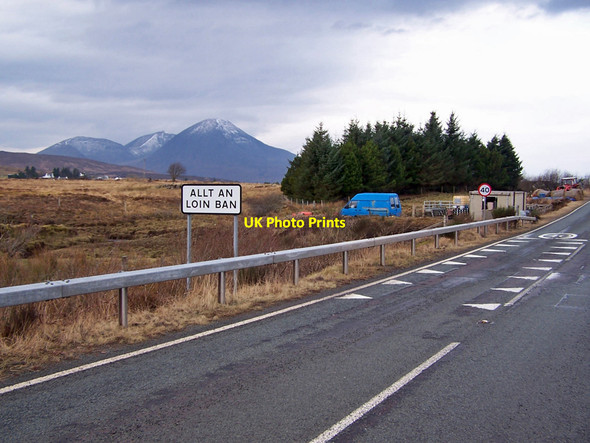 Photo 6"x4" Bridge over Allt an Loin Ban Skulamus\/Sculamus c2010