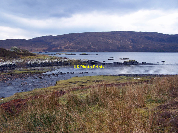 Photo 6"x4" Mouth of Allt L\u00c3\u00b2n Bhuidhe Heaste c2010