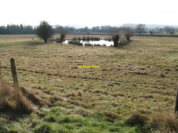 Photo 6"x4" Watering hole for sheep by footpath to Wellhouse Farm Burgess Hill c2010