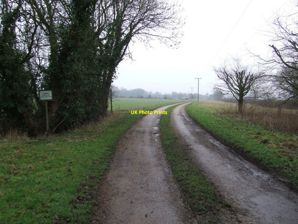 Photo 6"x4" Farm Track South Lopham c2010