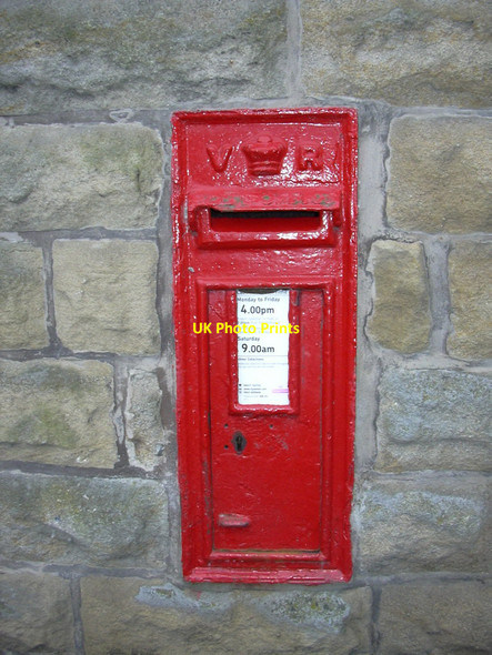 Photo 6"x4" Victorian Post Box, Trawden, Lancashire Trawden c2010