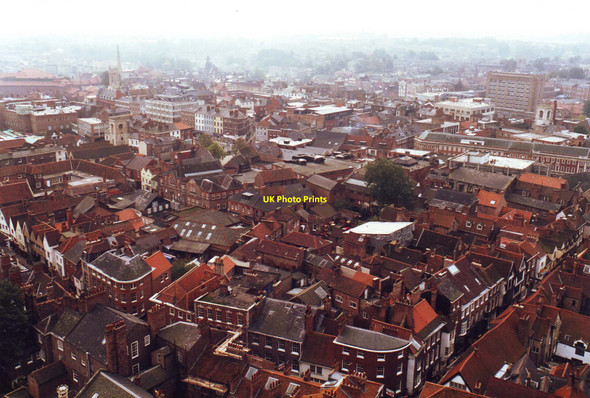 Photo 6"x4" View South from York Minster York\/SE5951 c1987