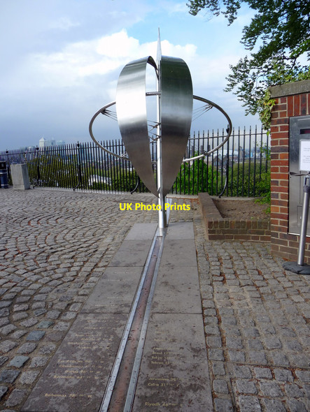 Photo 6"x4" Meridian Line, Greenwich Greenwich\/TQ3977 c2009 P2