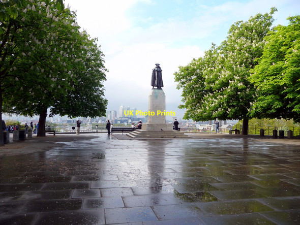 Photo 6"x4" James Wolfe Statue, Greenwich Greenwich\/TQ3977 c2009
