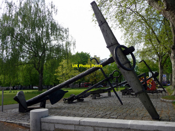 Photo 6"x4" Anchors, National Maritime Museum, Greenwich Greenwich\/TQ3977 c2009