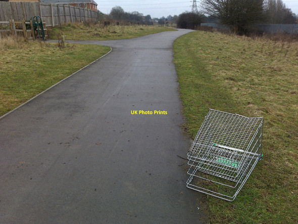 Photo 6"x4" Along the line of the canal Spondon c2010