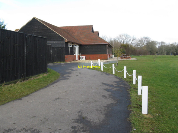 Photo 6"x4" Club house of Mid Sussex Golf Club Streat c2010