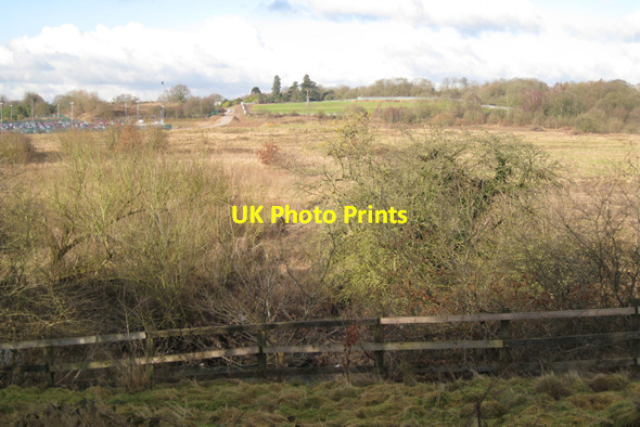 Photo 6"x4" Flood-meadow north of the Sowe Tollbar End c2010