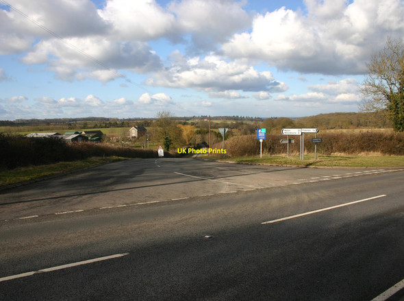 Photo 6"x4" Lane to Walton from the Fosse Way Ettington c2010
