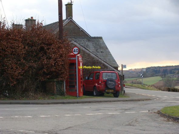 Photo 6"x4" Telephone box at the junction, St. Weonards St Weonards c2010