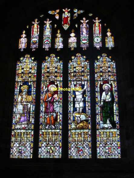 Photo 6"x4" St. Weonard's Church - Mynors Chapel East window St Weonards c2010