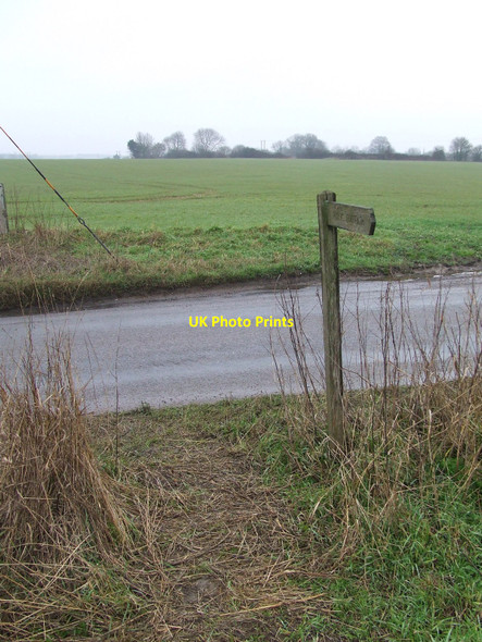 Photo 6"x4" Footpath Sign North Lopham c2010