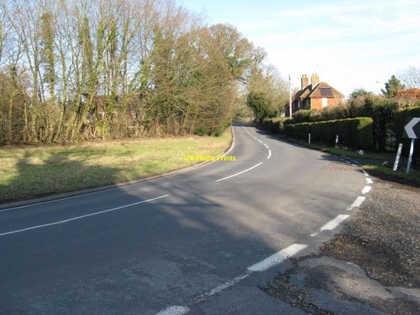 Photo 6"x4" Bend in road to Plumpton Crossway Godleys Green c2010