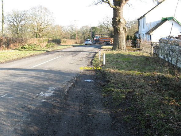 Photo 6"x4" Tractor and trailer reversing into Lambourn Farm Wivelsfield Green c2010