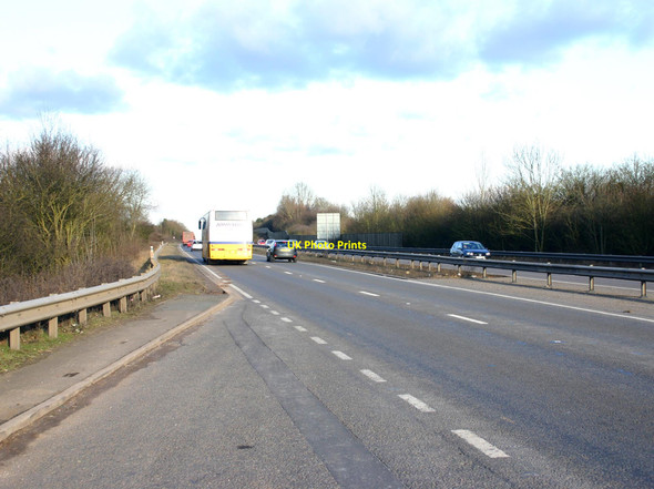Photo 6"x4" A46 Warwick bypass from layby Warwick c2010
