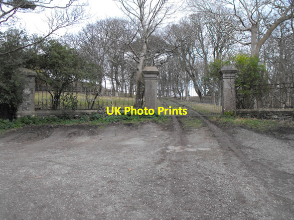 Photo 6"x4" Original gated entrance to Wylfa Head Cemaes\/SH3693 c2010