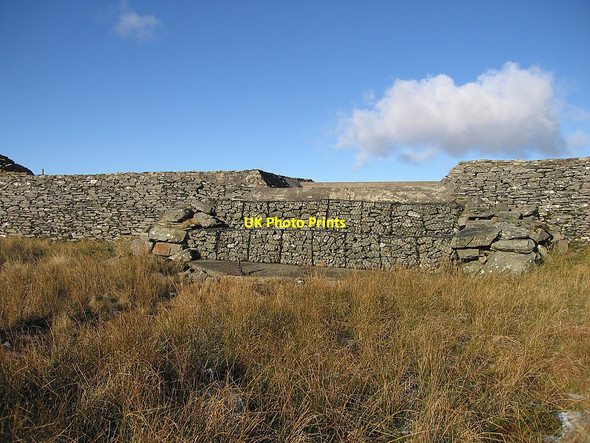 Photo 6"x4" Dam of Llyn Pond Gwaith Ffair-Rhos c2010