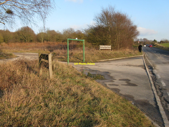 Photo 6"x4" Car park entrance to Ditchling Common Country Park Burgess Hill c2010