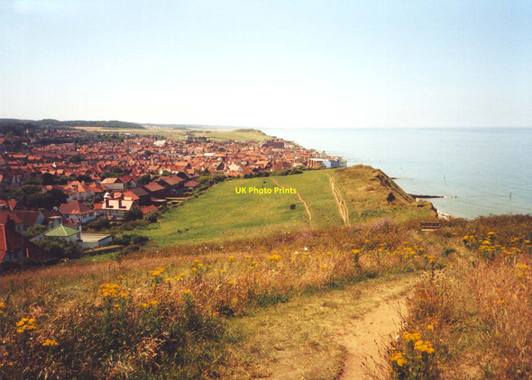 Photo 6"x4" View West from Beeston Bump Sheringham c2002