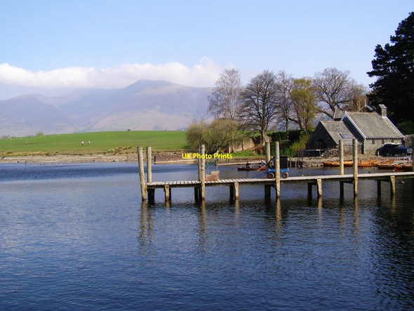 Photo 6"x4" Derwent; landing stage and boathouse Keswick\/NY2623 c2009