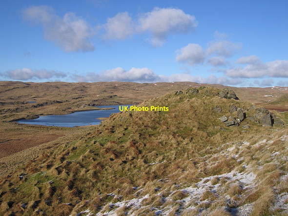 Photo 6"x4" Ridgetop and Llyn Teifi Bryn Eithinog\/SN7866 c2010