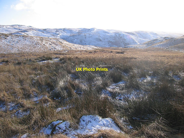 Photo 6"x4" Moorland south of the Teifi pools Bryn Eithinog\/SN7866 c2010