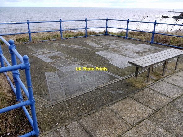 Photo 6"x4" Vane Tempest Colliery interpretive sculpture, Seaham Seaham c2010