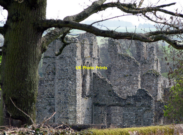 Photo 6"x4" Castle Acre Priory South Acre c2009