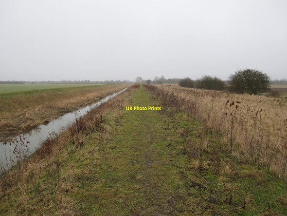 Photo 6"x4" Footpath along Cottenham Lode Cottenham c2010