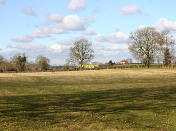 Photo 6"x4" View NW from footpath to Wasperton Newbold Pacey c2010