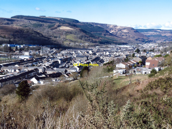 Photo 6"x4" Treorchy view Treorchy\/Treorci c2010