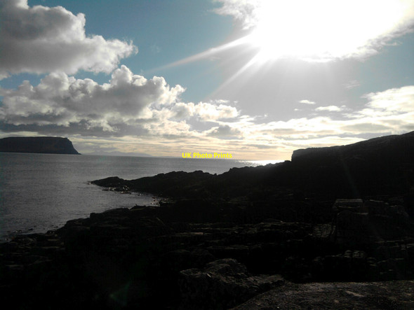 Photo 6"x4" View from Neist point jetty Waterstein c2010