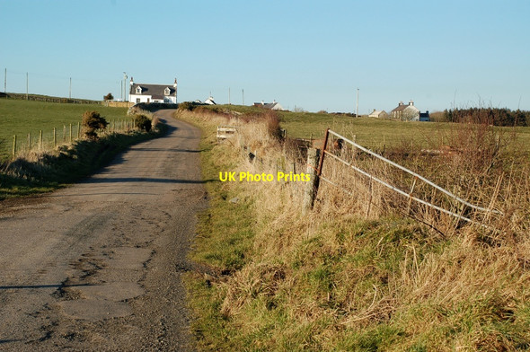 Photo 6"x4" North Rhins Country Road Mains of Cairnbrock c2010