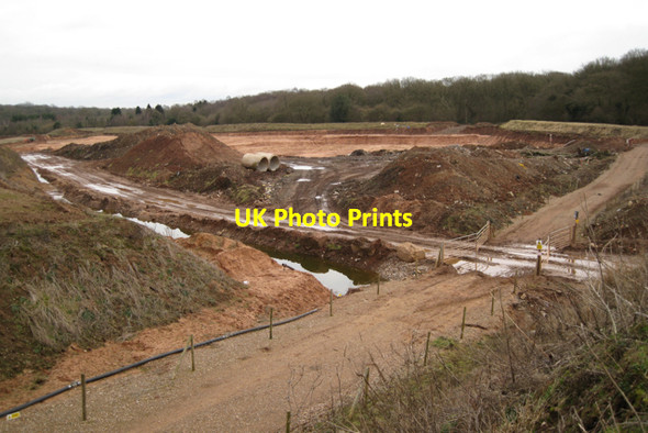 Photo 6"x4" Bubbenhall Quarry, site of Glebe Farm Bubbenhall c2010