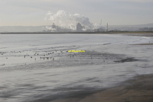 Photo 6"x4" Seaton Carew beach. Seaton Carew c2009