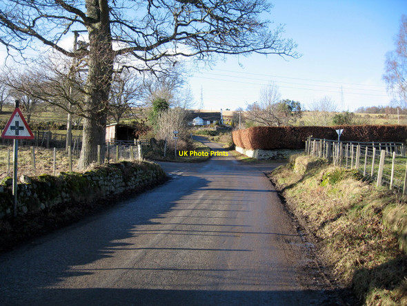Photo 6"x4" Crossroads on Croyard Road, Beauly Ruilick c2010