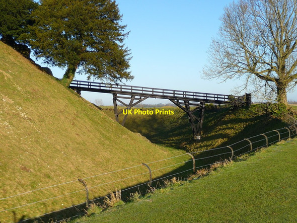 Photo 6"x4" Ford - Old Sarum Castle Salisbury c2010